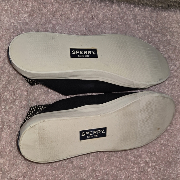 Womans Sperry black sneakers size 10 - Picture 5 of 7